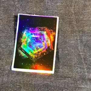 BEYOND Metallic Prismatic Rainbow Reflective Sticker